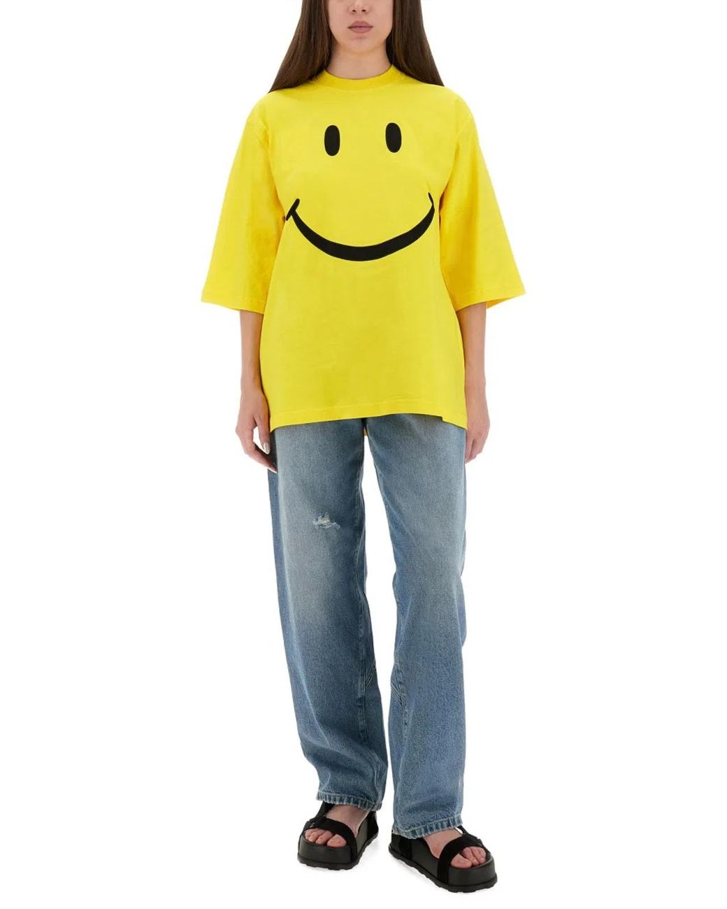 Moschino Couture Yellow Smile Tshirt