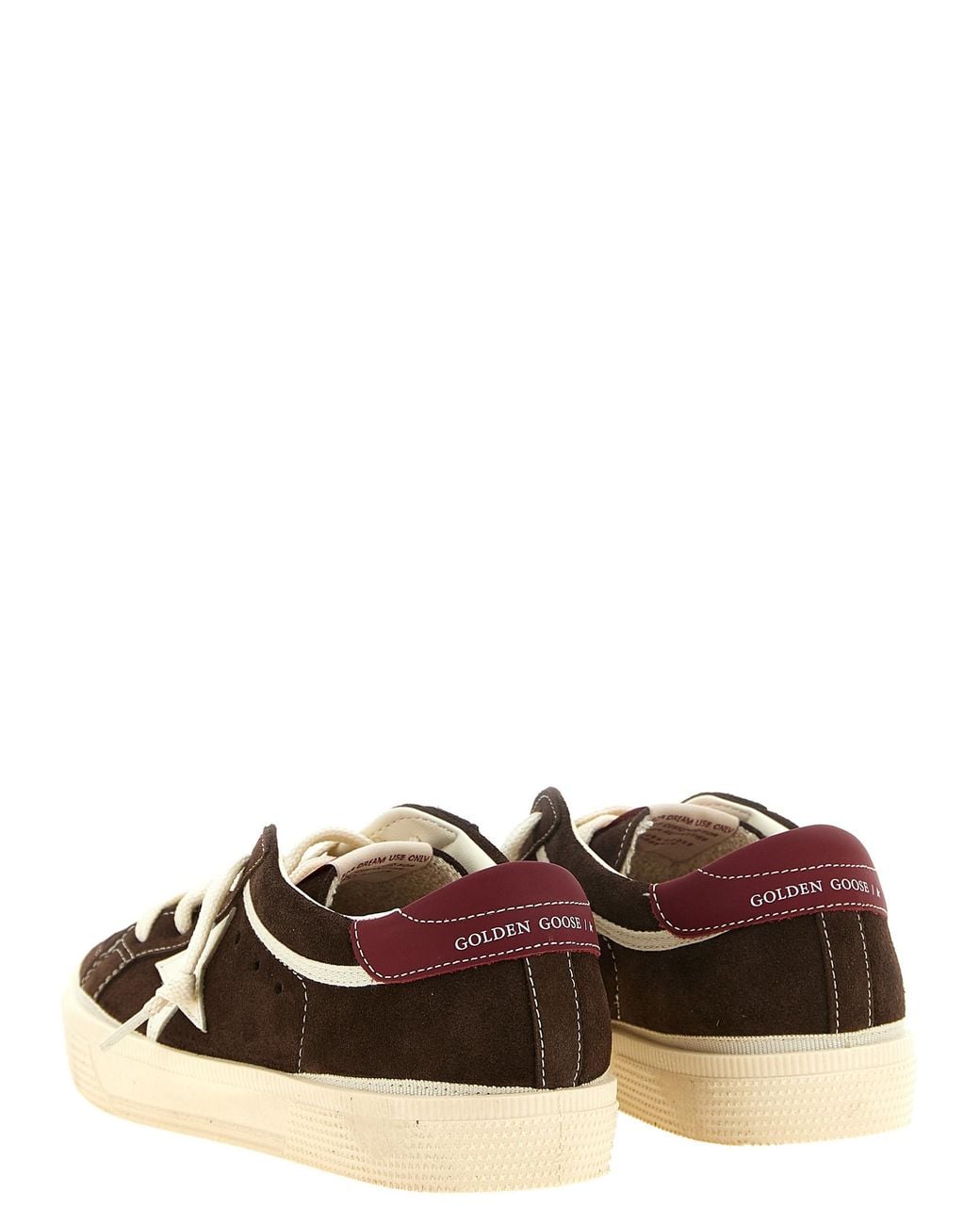 Golden Goose Deluxe Brand White 'May' Sneakers