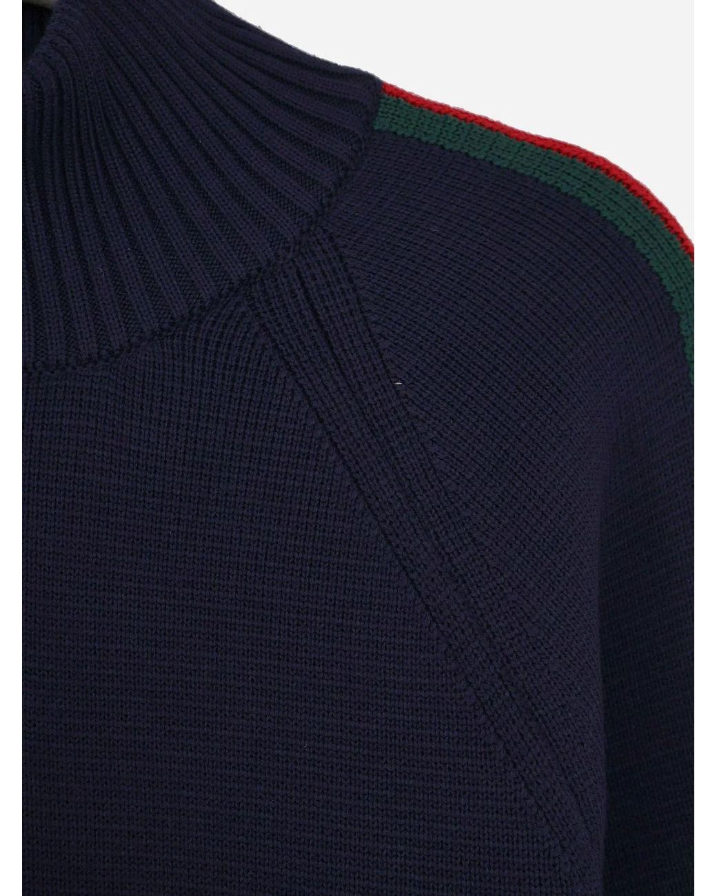 Gucci Blue Zip-Up Jacket for men
