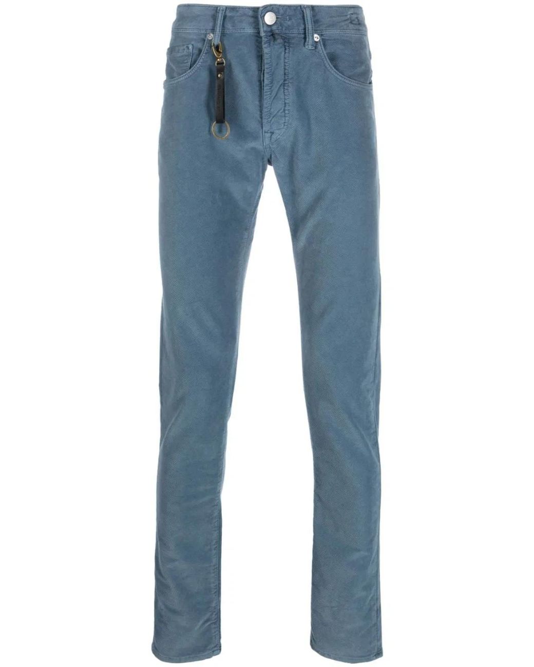 Incotex Blue 5 Pockets Ppt Straight Vintage for men