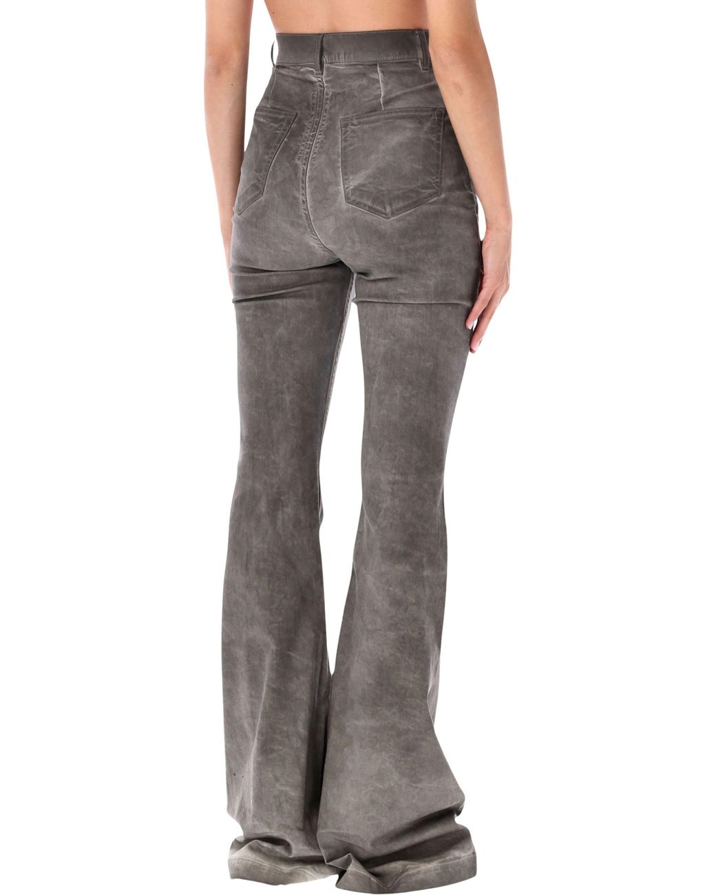 Rick Owens Gray Drkshdw Bolan Bootcut Jeans