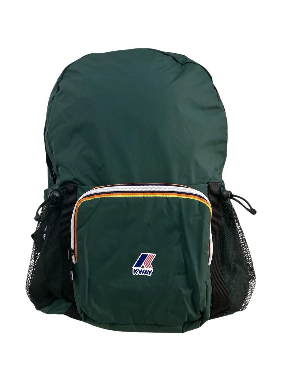 K-Way Green Michelet Logo-Print Zip-Around Backpack