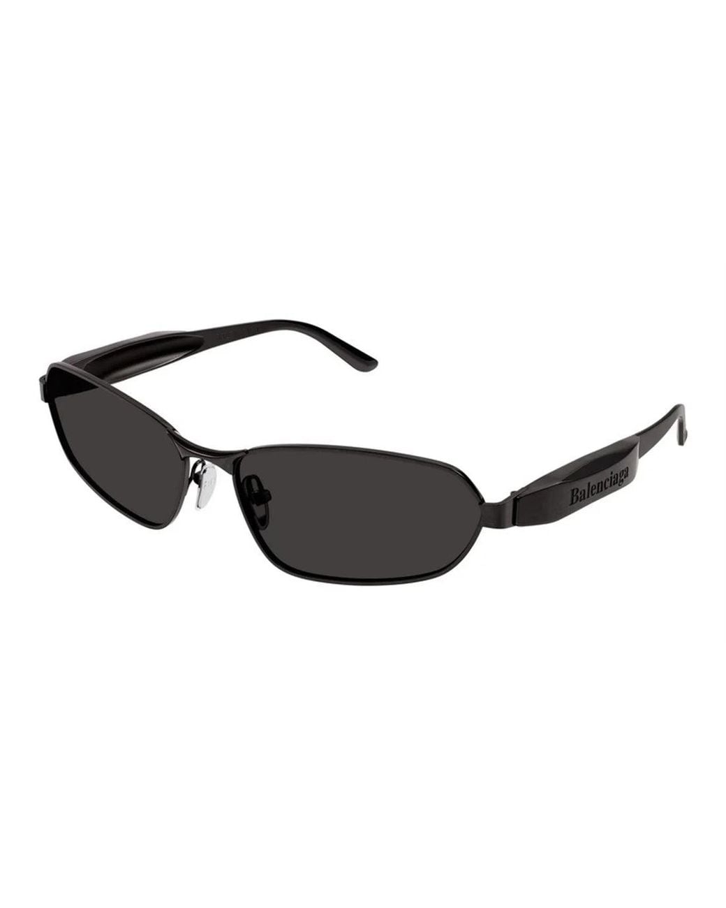 Balenciaga Black Metallic Sunglasses