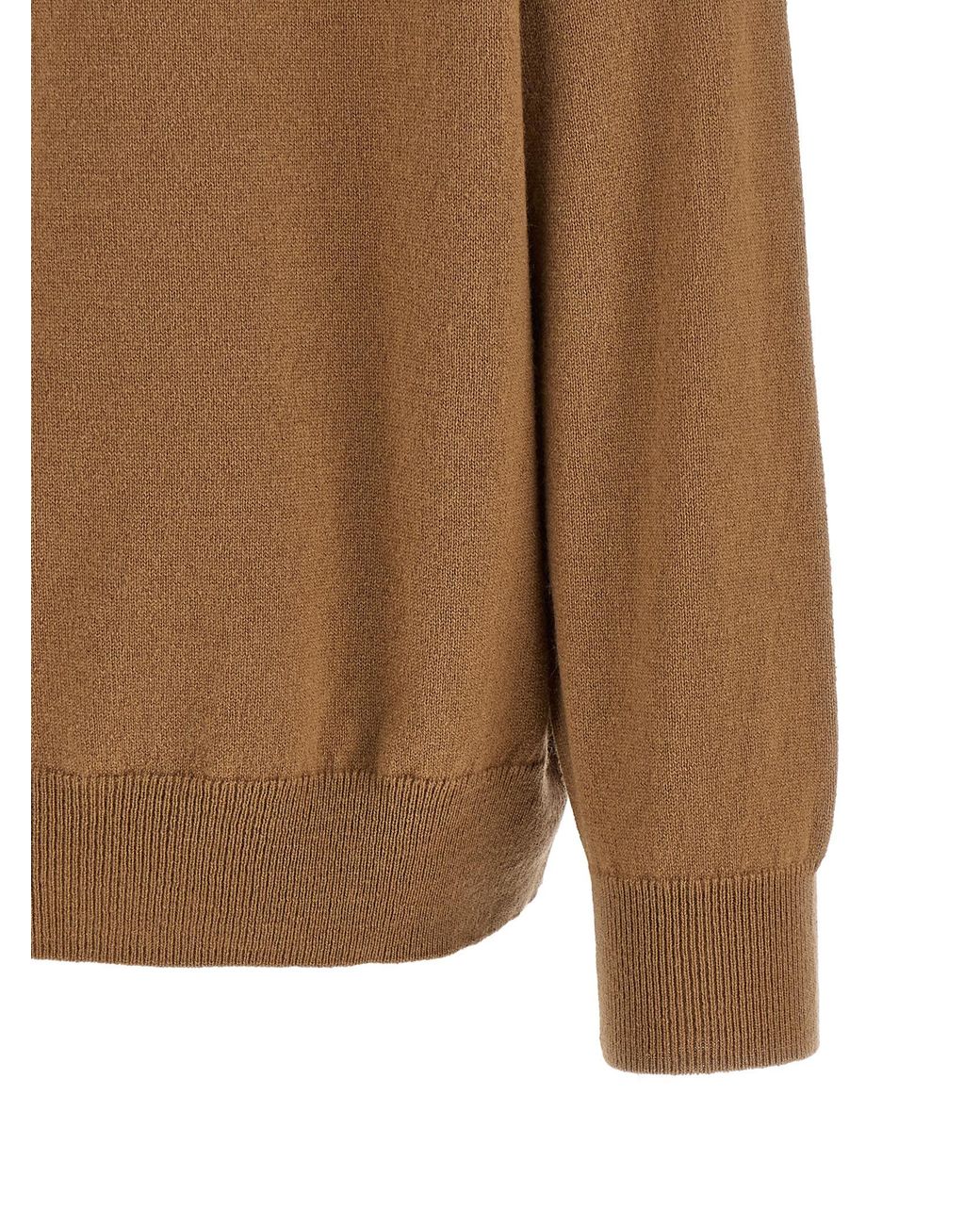 Ballantyne Brown Argyle Intarsia 'New Diamond' Sweater