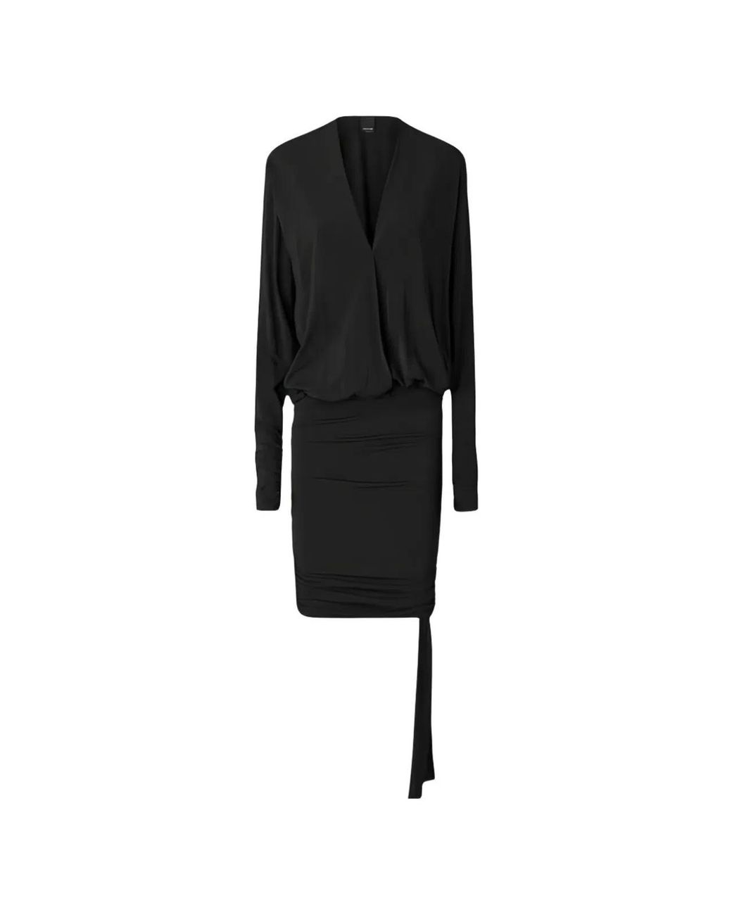 Pinko Black Stretch Viscose Dress