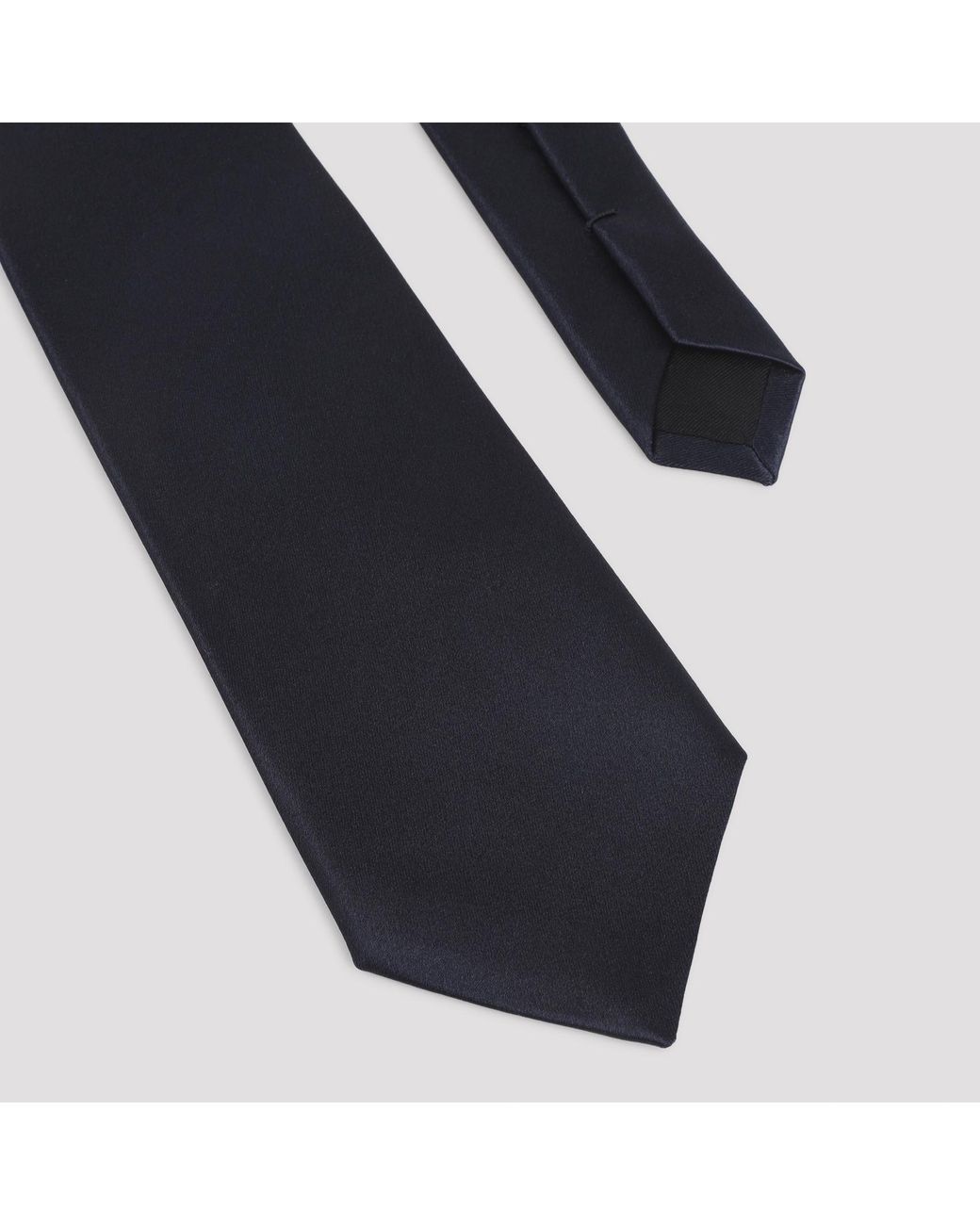 Saint Laurent Blue Silk Tie for men