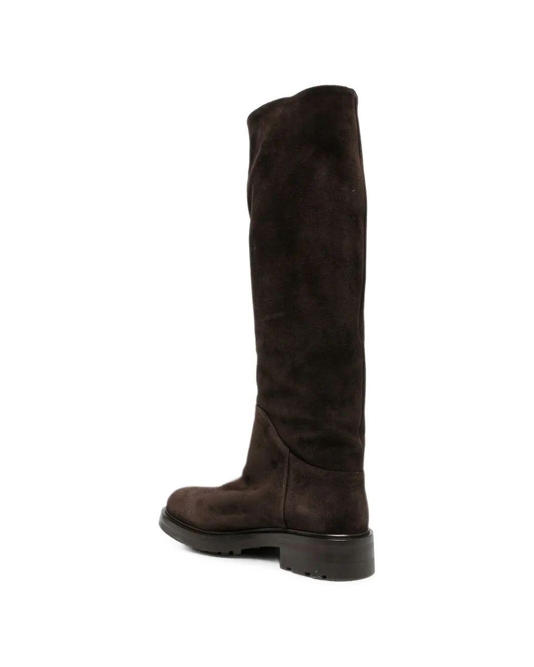 Strategia Black "Velour Talc" Ebony Boots
