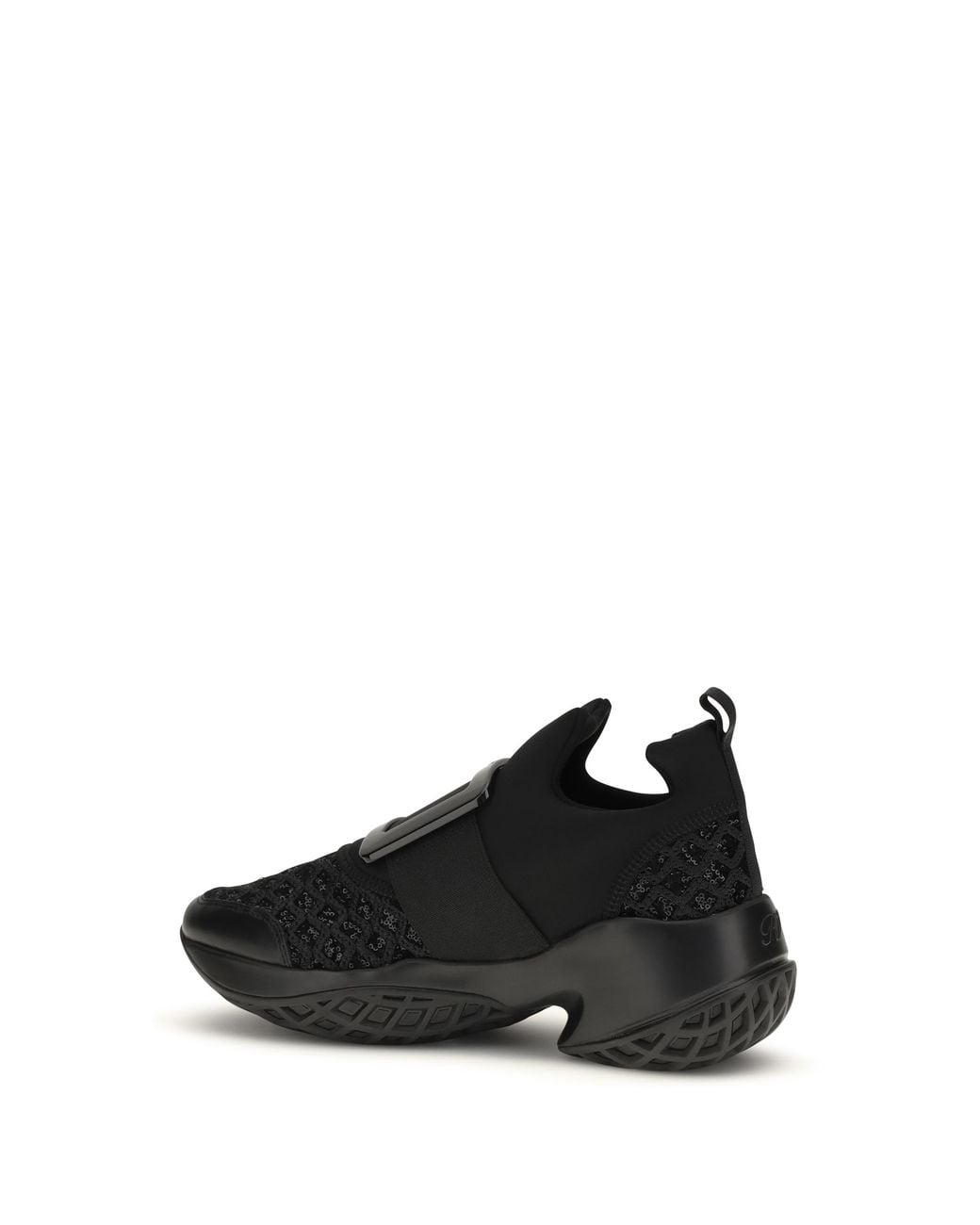 Roger Vivier Black Viv' Run Sneakers