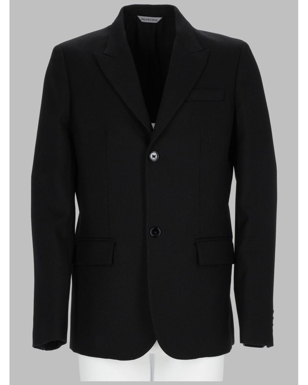 Balenciaga Black Giacca Sartoriale Monopetto for men