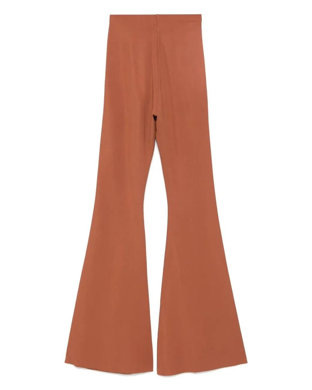 Rick Owens Brown Viscose Polyamide Elastane Knit Pants