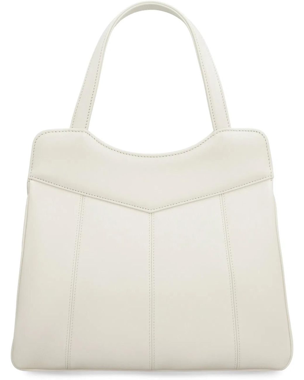Gucci Natural Chic Quilted Calfskin Mini Tote With Chain Strap