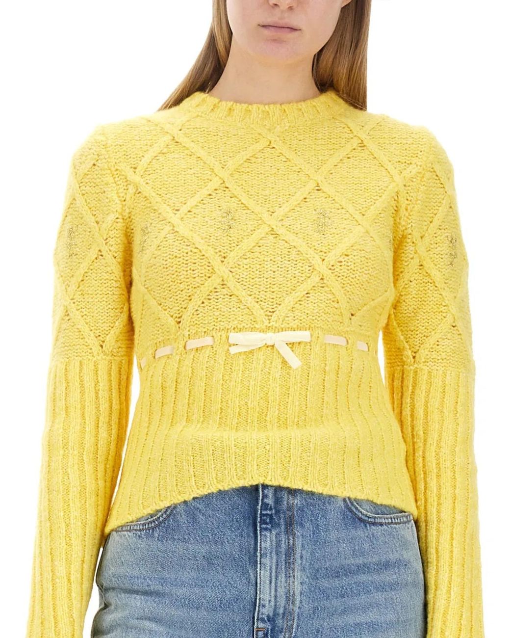 Cormio Yellow Wool Jersey