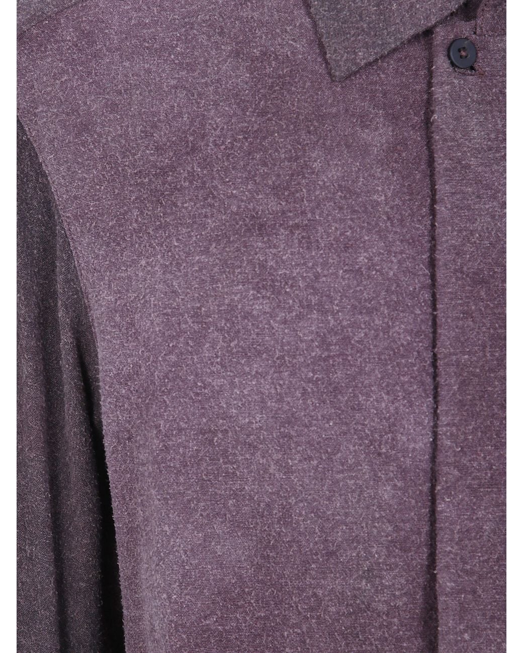 Ziggy Chen Purple Concealed Button Shirt for men