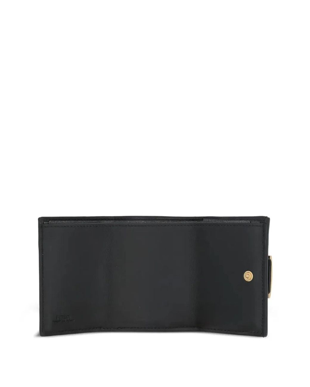 Fendi Black Micro Wallet With Logo