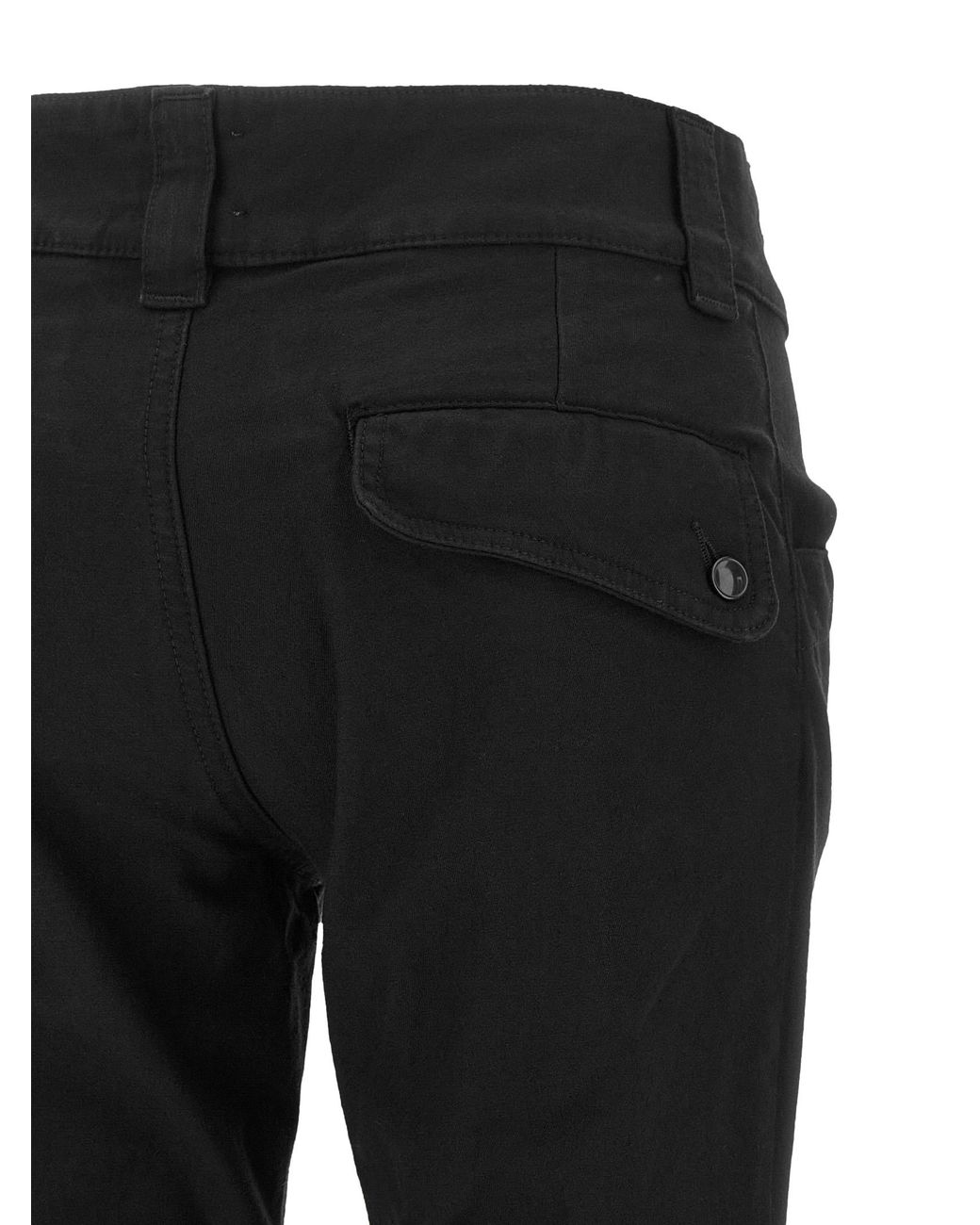 Isabel Marant Black Capri 'Berna' Pants With Buttons