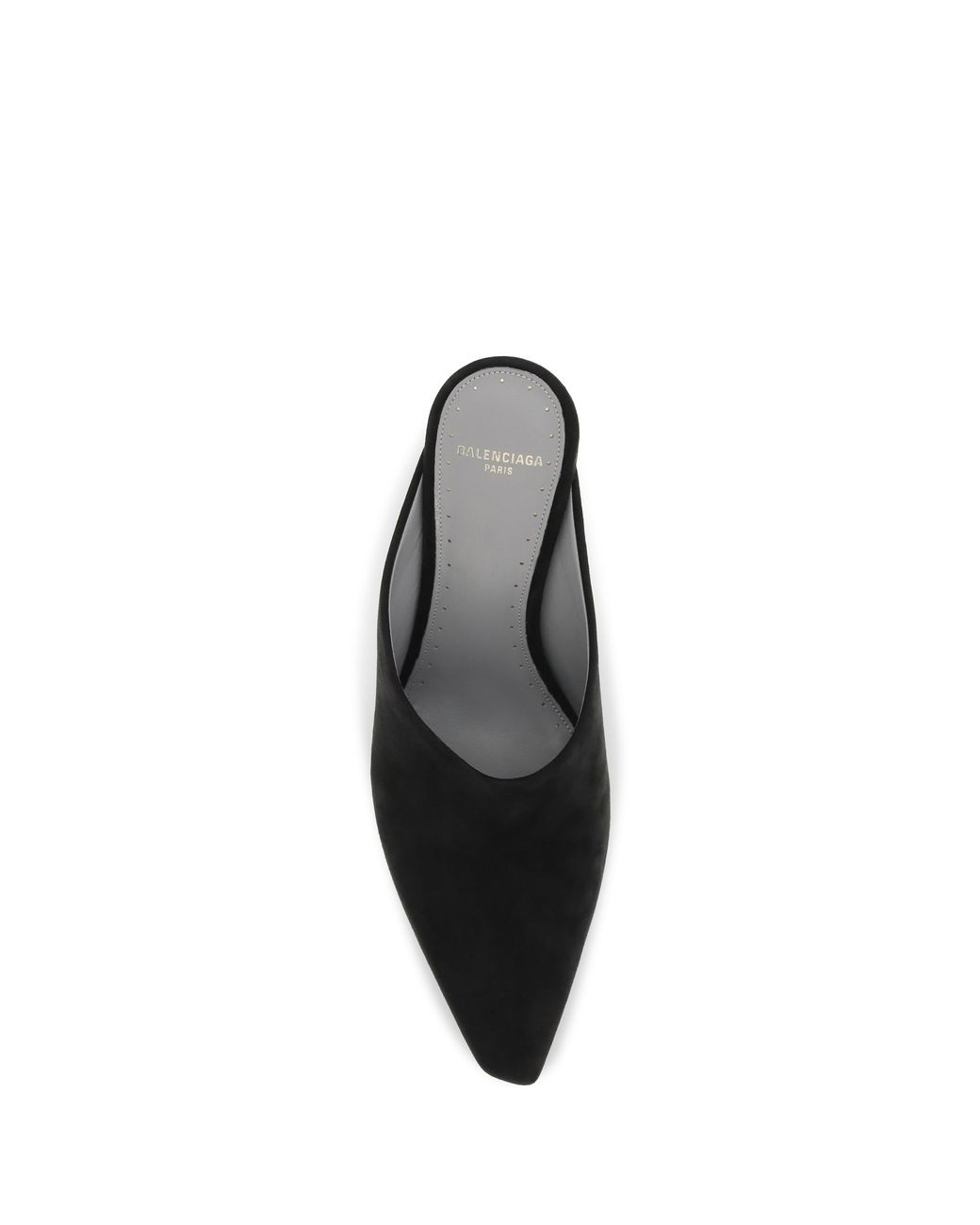 Balenciaga Black Duchesse Suede Mule