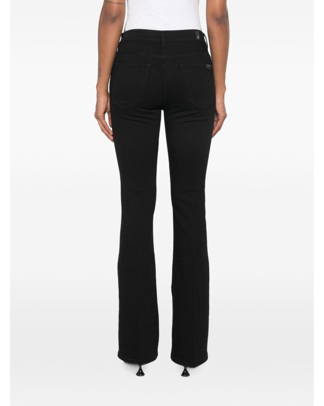 Seven7 Black Bootcut Denim Jeans