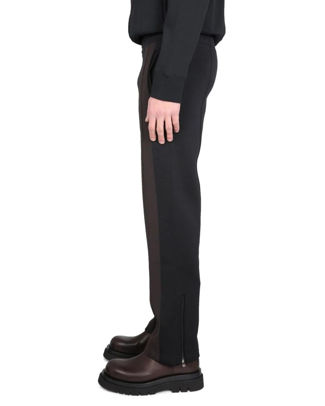 Bottega Veneta Black Soft Fabric Trousers For for men