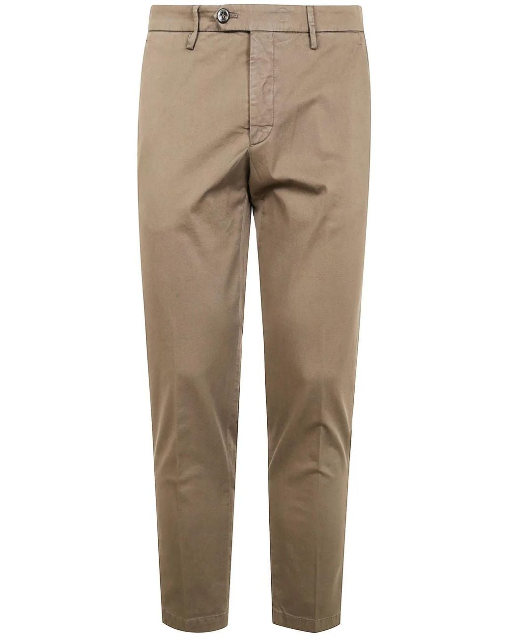 Michael Coal Natural Capri American Pocket Trousers for men