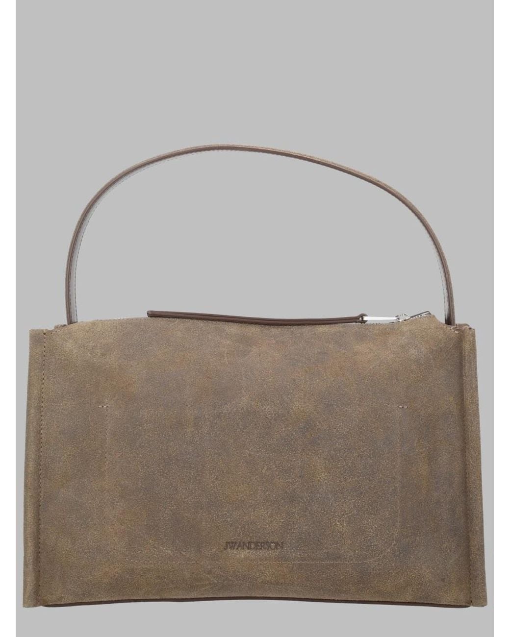 J.W. Anderson Brown Italian Leather Shoulder Bag