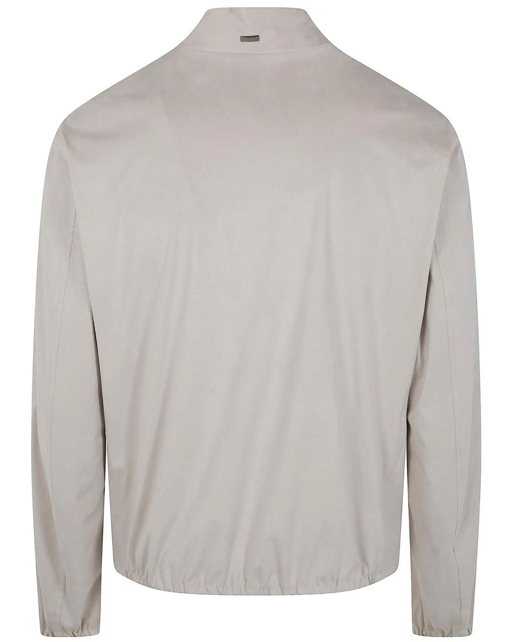 Herno Gray Bomber Jacket for men