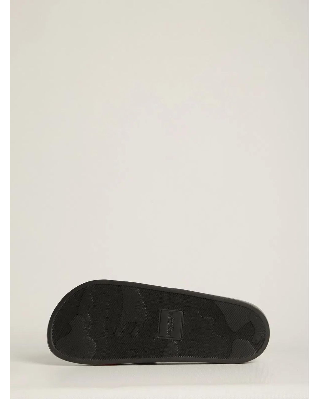 Moncler Gray Basile Slides Shoes for men