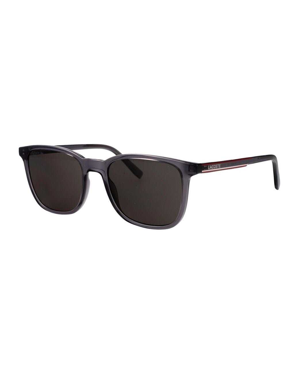 Lacoste Gray Transparent Injected Sunglasses for men