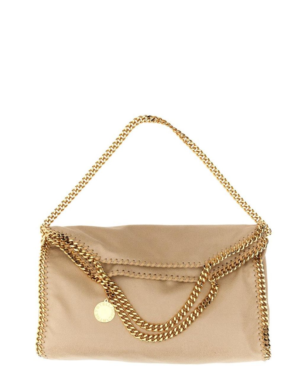 Stella McCartney Natural Borsa Falabella Fold Over