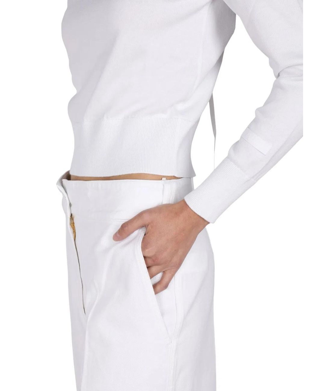 Patou White Bow Jersey