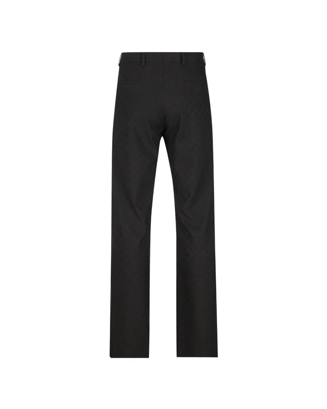 Gucci Black Tailored Flat Front Pants for men