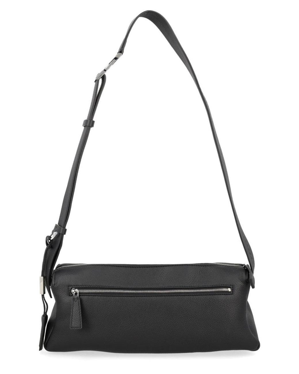 Max Mara Black Max Mara Minimalist Leather Shoulder Bag