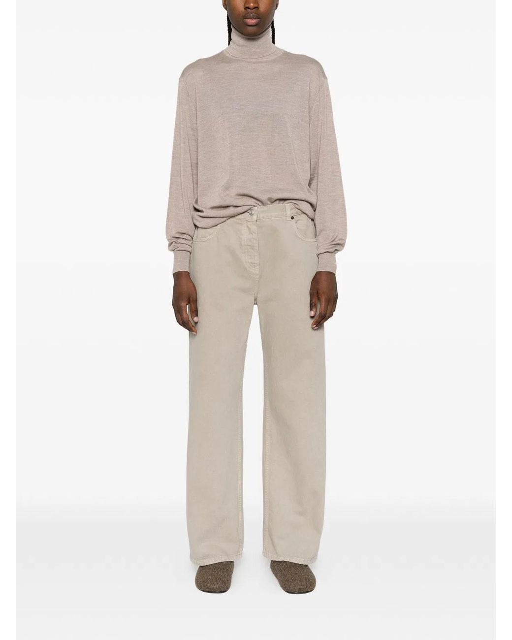The Row White Finbar Jeans