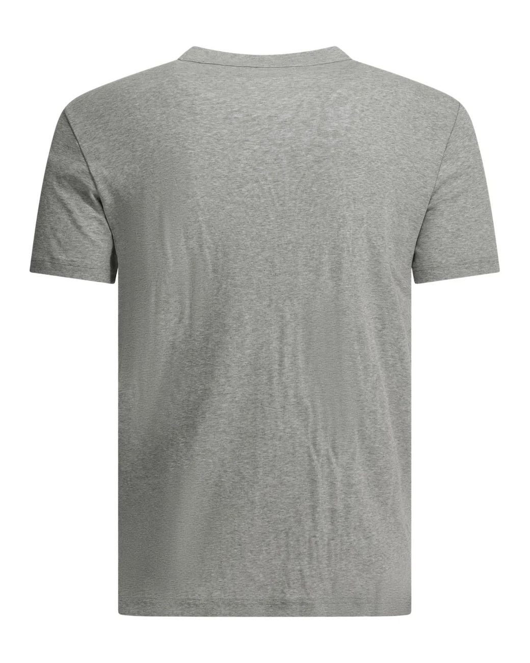 Tom Ford Gray Cotton Underwear T-Shirt for men
