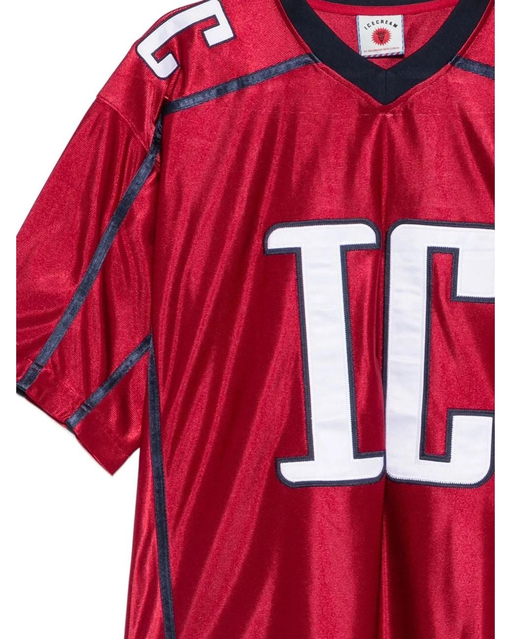 BBCICECREAM Red V-Neck Short Sleeves for men