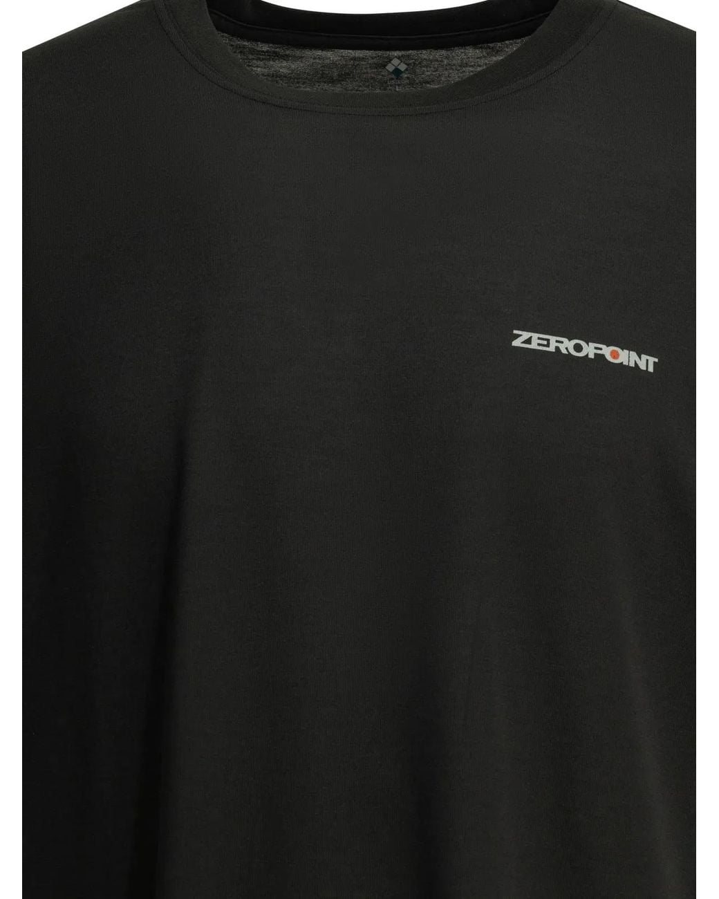 Montbell Black Polyester T-Shirt for men
