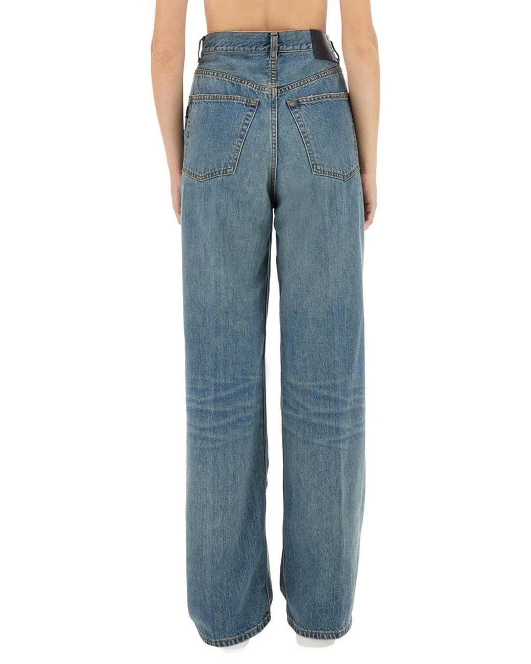 Haikure Blue "Candy Wide-Leg" Jeans