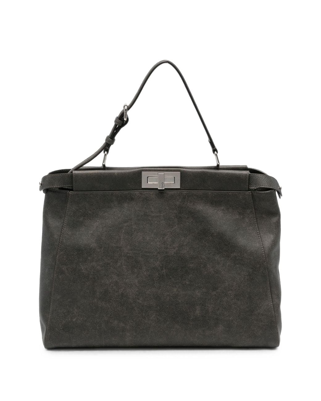 Fendi Black Large Peekaboo Tote Bag for men