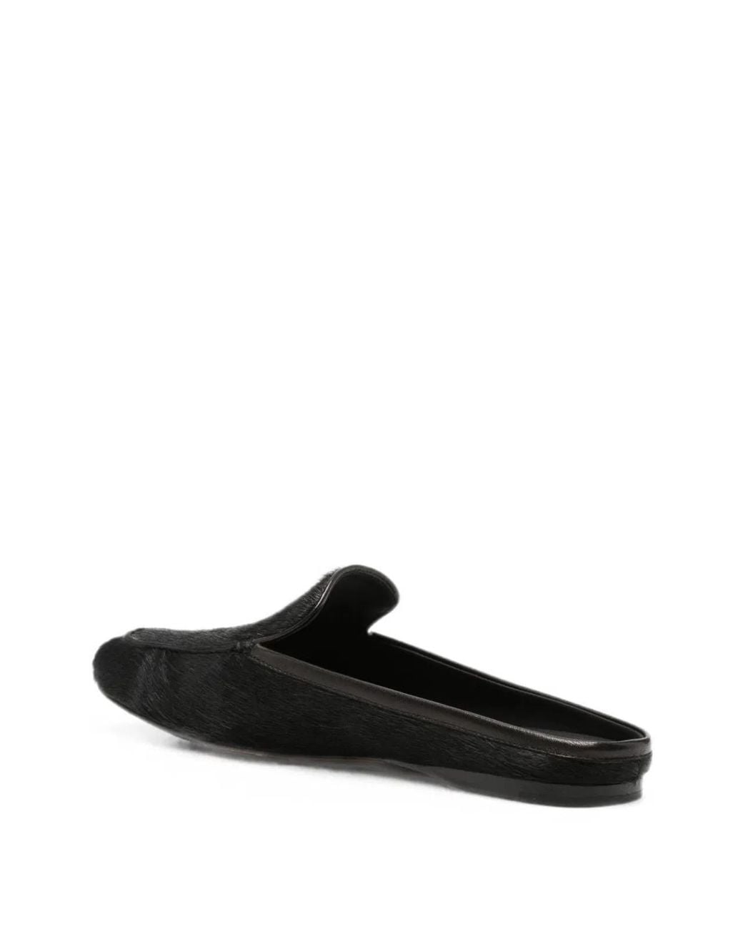 Forte_forte White Ponyskin Loafers