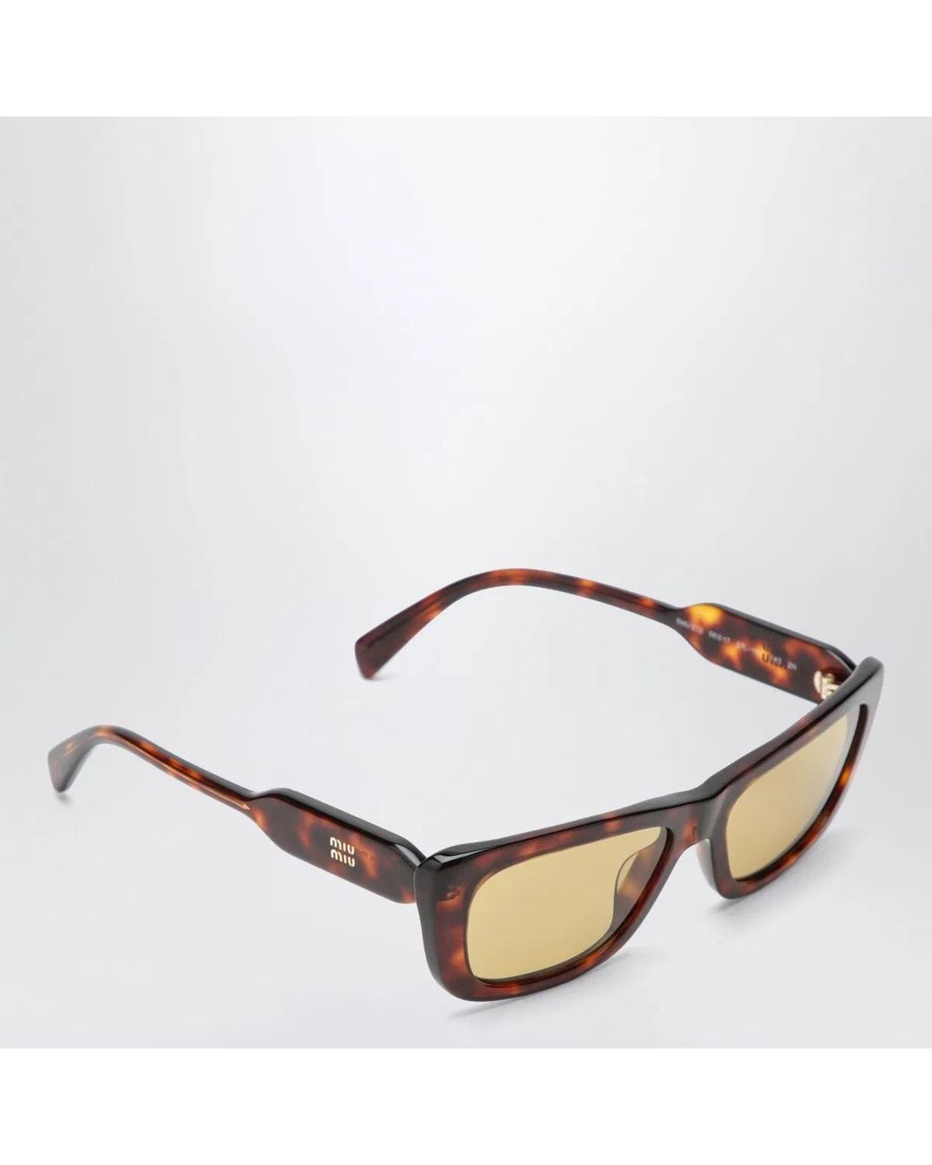 Miu Miu Brown Eyewear Collection Havana Sunglasses
