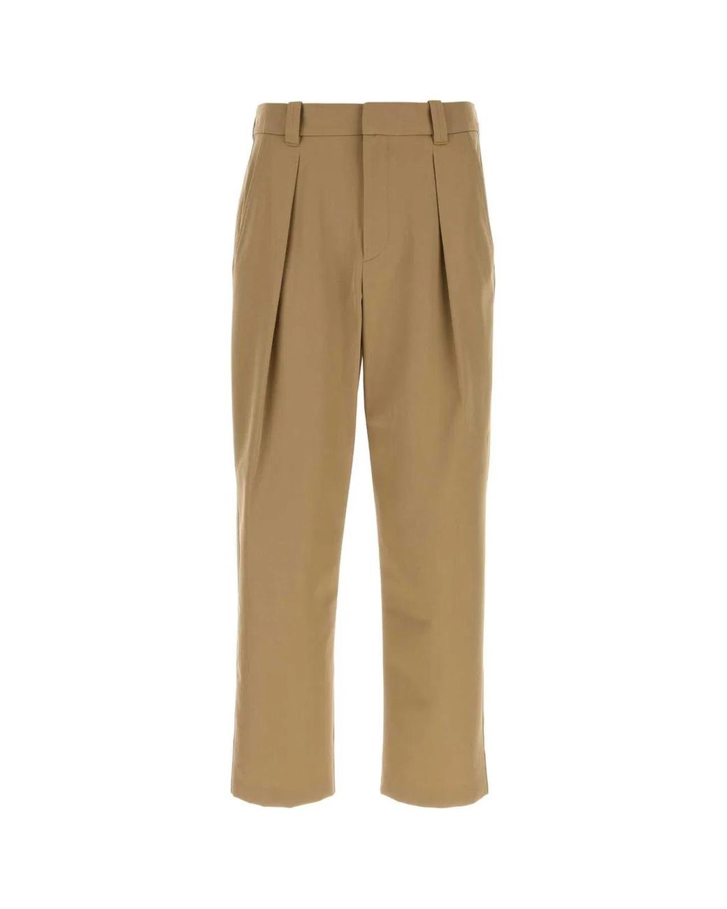 A.P.C. Natural Tapered Pleated Pants for men