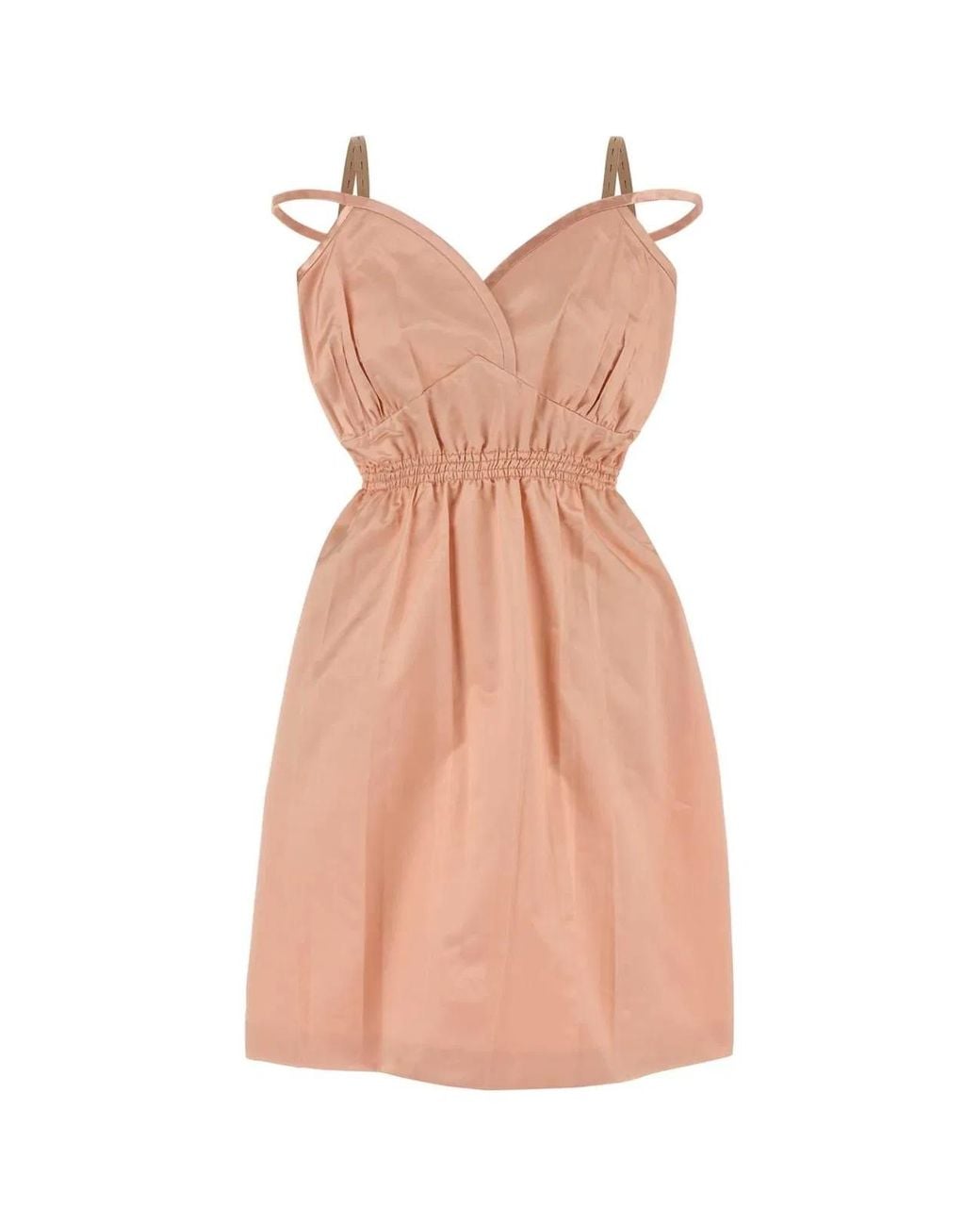 Miu Miu Pink Leopard Print Poplin Top