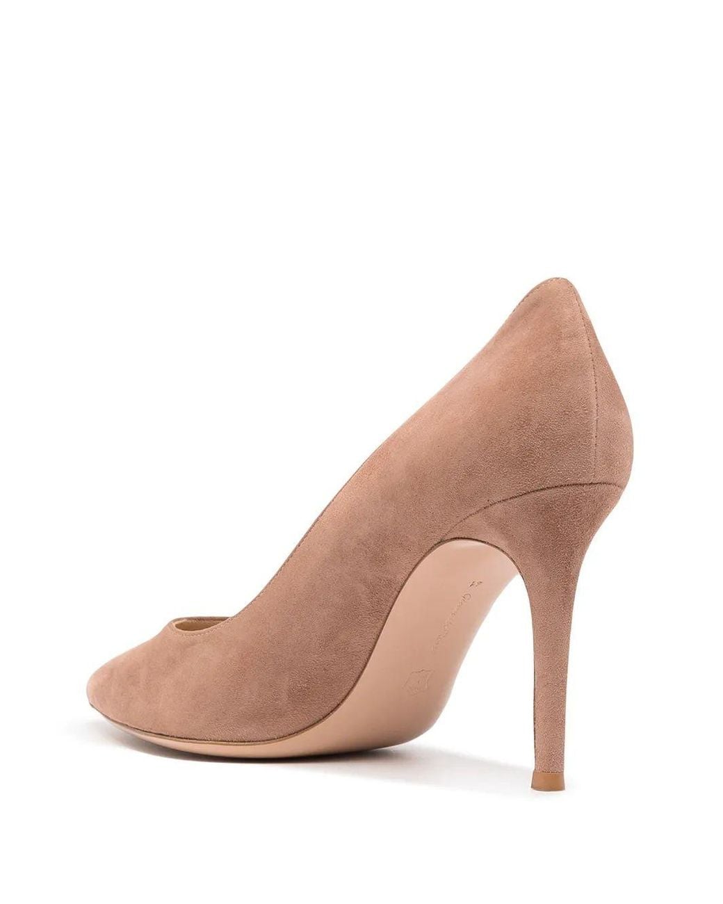 Gianvito Rossi Pink Gianvito Suede Leather Pumps