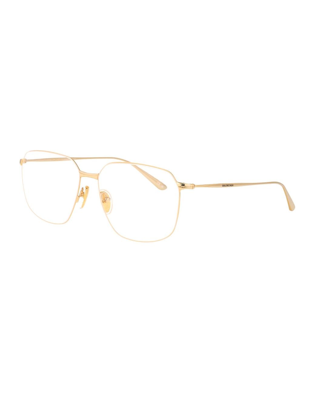 Balenciaga Metallic Metal Optical Glasses