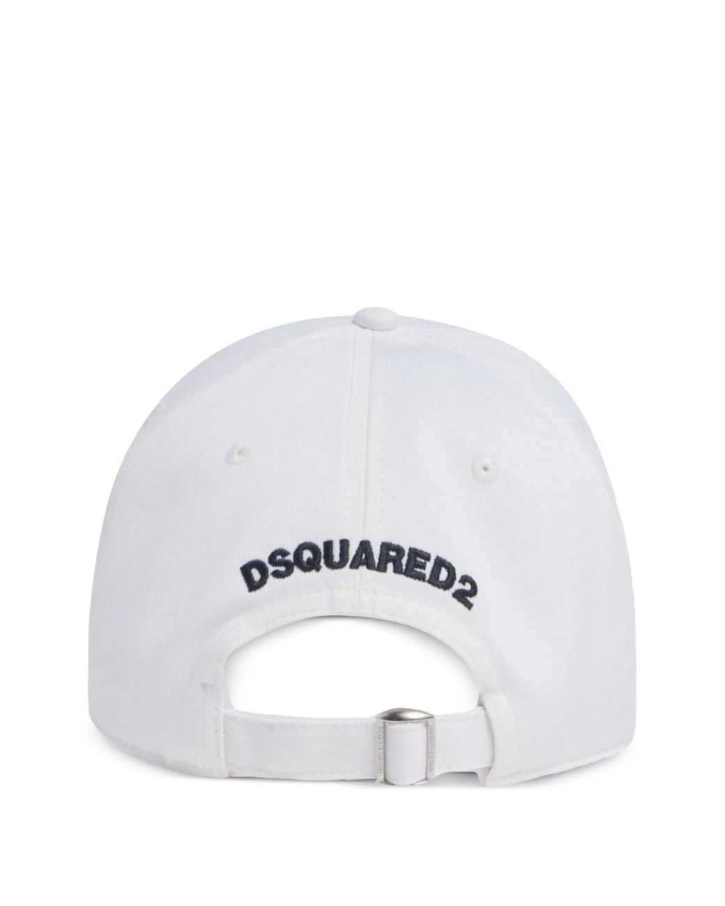DSquared² White Cotton Iconique Baseball Cap for men