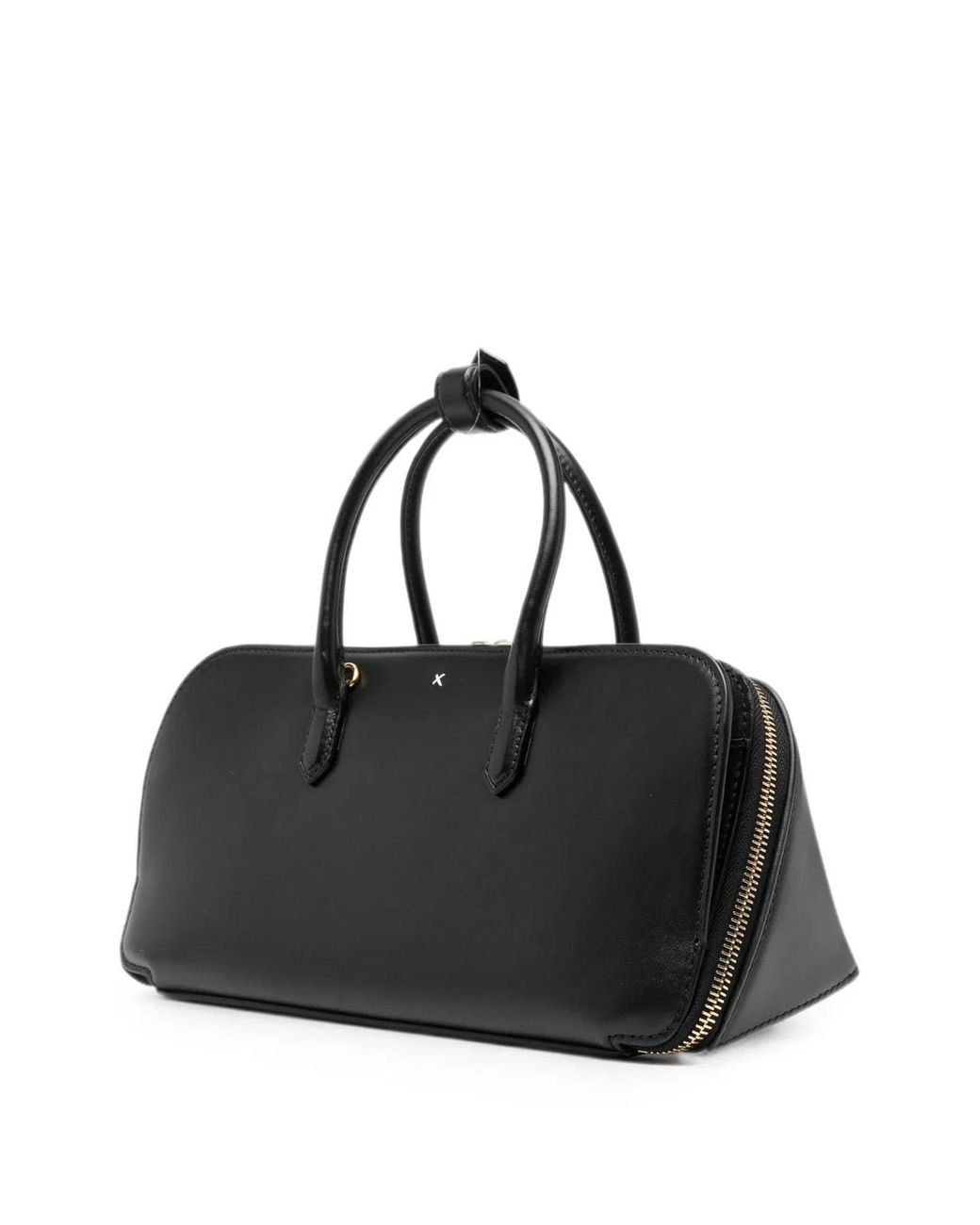Alaïa Black Delta Small Leather Handbag