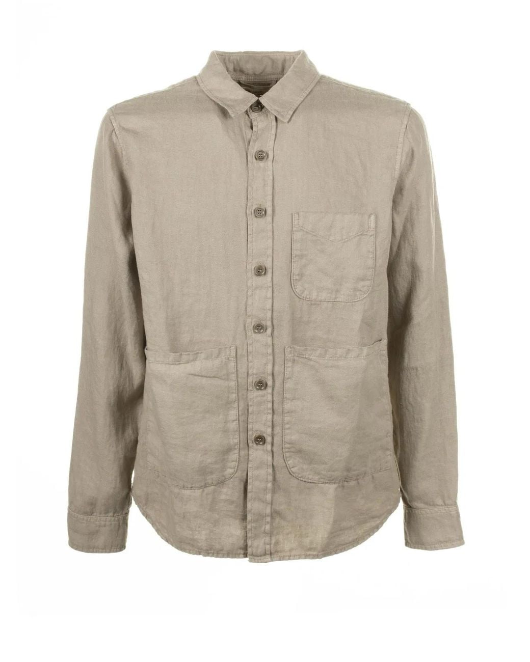 Aspesi Gray Sand Jackets for men