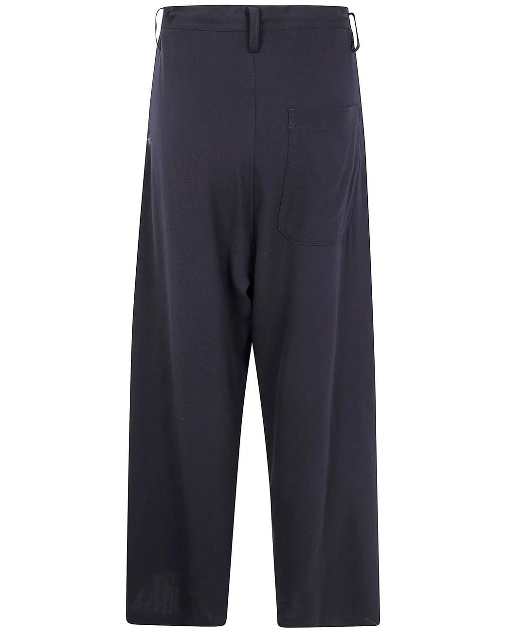 Y's Yohji Yamamoto Blue Long Straight Trousers