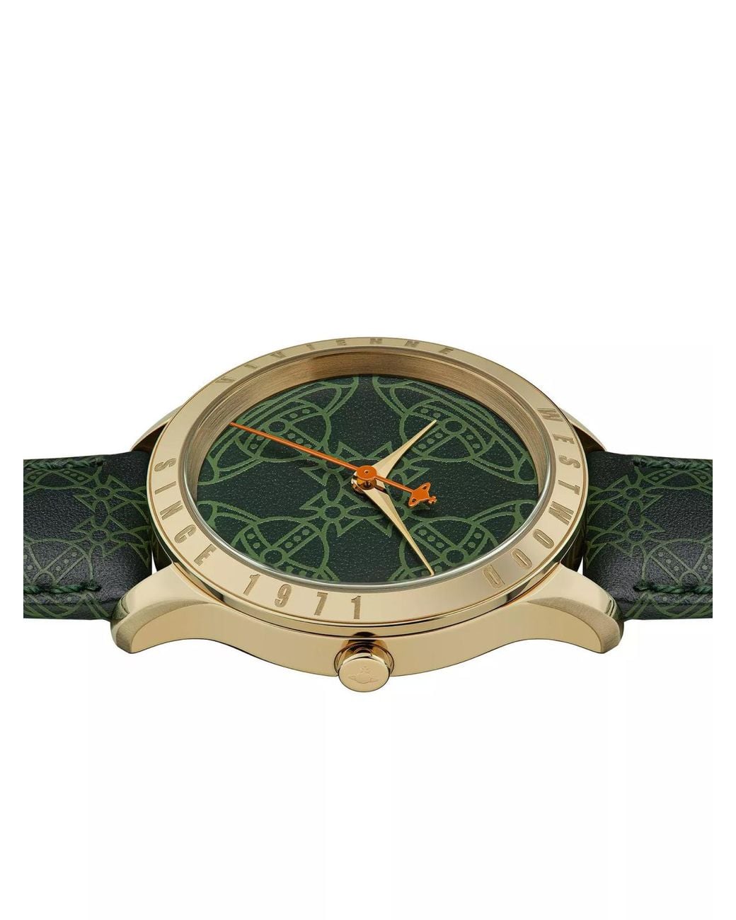 Vivienne Westwood Green Berkley Logo 35Mm Quartz Watch