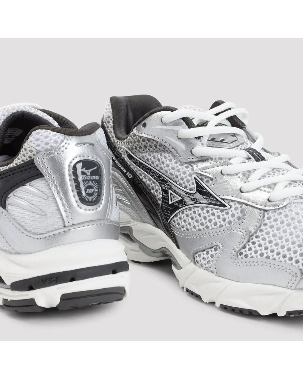 Mizuno White Cloudscape Sand Wave Rider 10 Sneakers