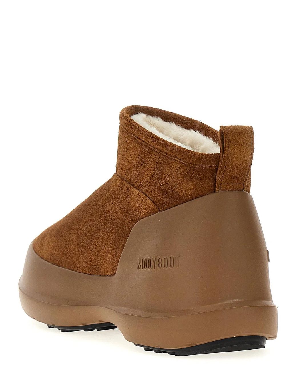 Moon Boot Brown 'Luna Low' Ankle Boots